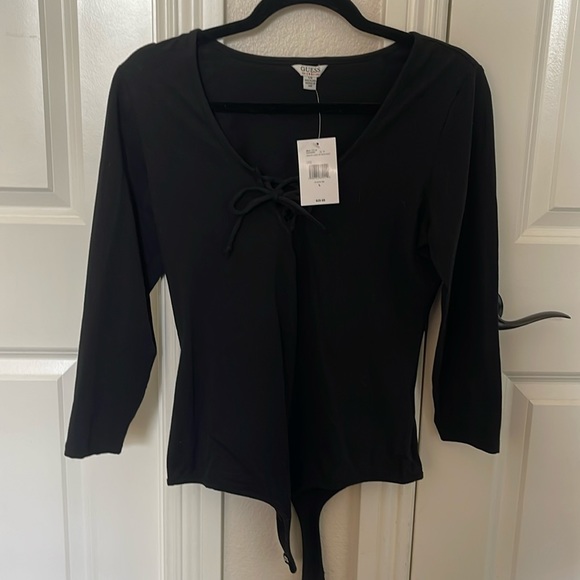 Tops - Guess Bodysuit Black Large NWT